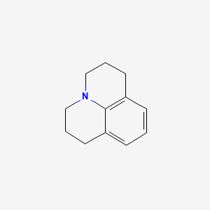 1,2,3,5,6,7-Hexahydropyrido[3,2,1-ij]quinoline chemical structure (CAS 479-59-4)