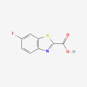 6-Fluorobenzo[d]thiazole-2-carboxylic acid chemical structure (CAS 479028-67-6)