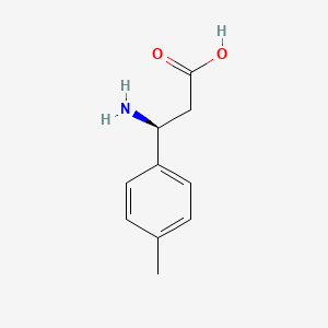 (S)-3-(p-Methylphenyl)-beta-alanine chemical structure (CAS 479065-00-4)
