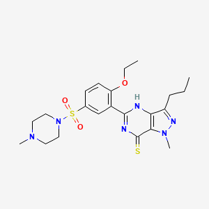 Thiosildenafil chemical structure (CAS 479073-79-5)