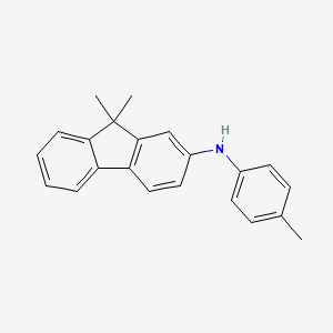 9,9-Dimethyl-N-(p-tolyl)-9H-fluoren-2-amine chemical structure (CAS 479093-25-9)