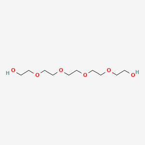 3,6,9,12-Tetraoxatetradecane-1,14-diol chemical structure (CAS 4792-15-8)