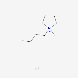 1-Butyl-1-methylpyrrolidin-1-ium chloride chemical structure (CAS 479500-35-1)