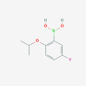 (5-Fluoro-2-isopropoxyphenyl)boronic acid chemical structure (CAS 480438-63-9)