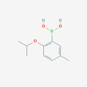 2-Isopropoxy-5-methylphenylboronic acid chemical structure (CAS 480438-71-9)