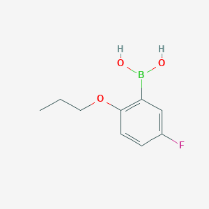 (5-Fluoro-2-propoxyphenyl)boronic acid chemical structure (CAS 480438-73-1)