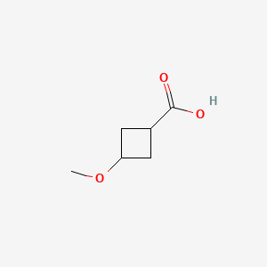 3-Methoxycyclobutanecarboxylic acid chemical structure (CAS 480450-03-1)