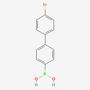 4'-Bromo-4-biphenylboronic acid chemical structure (CAS 480996-05-2)