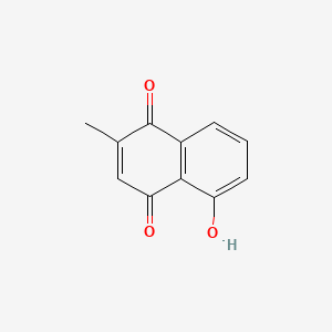 5-Hydroxy-2-methylnaphthalene-1,4-dione chemical structure (CAS 481-42-5)