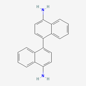 [1,1'-Binaphthalene]-4,4'-diamine chemical structure (CAS 481-91-4)