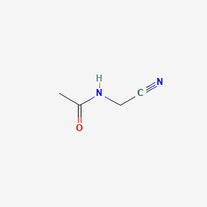 N-(cyanomethyl)acetamide chemical structure (CAS 4814-80-6)