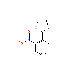 2-(2-Nitrophenyl)-1,3-dioxolane chemical structure (CAS 48140-35-8)