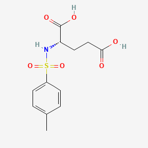(S)-2-(4-Methylphenylsulfonamido)pentanedioic acid chemical structure (CAS 4816-80-2)