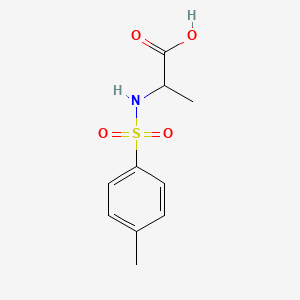 2-(4-Methylphenylsulfonamido)propanoic acid chemical structure (CAS 4816-81-3)