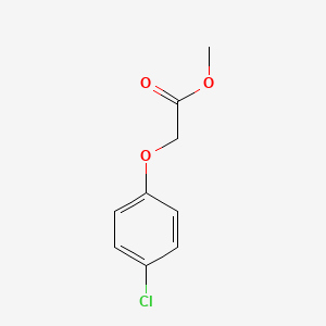 Methyl 2-(4-chlorophenoxy)acetate chemical structure (CAS 4841-22-9)