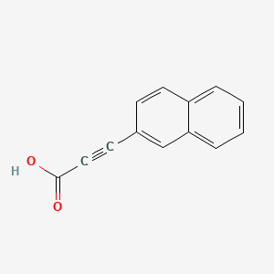 3-(Naphthalen-2-yl)propiolic acid chemical structure (CAS 4843-43-0)