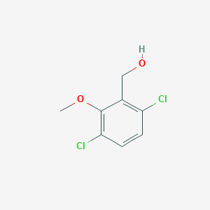 (3,6-Dichloro-2-methoxyphenyl)methanol chemical structure (CAS 4849-12-1)