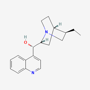 (1S)-((2R,4S,5R)-5-Ethylquinuclidin-2-yl)(quinolin-4-yl)methanol chemical structure (CAS 485-65-4)