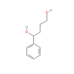 1-Phenylbutane-1,4-diol chemical structure (CAS 4850-50-4)