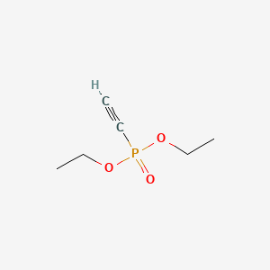 Diethyl ethynylphosphonate chemical structure (CAS 4851-51-8)