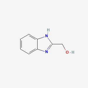 (1H-Benzoimidazol-2-yl)methanol chemical structure (CAS 4856-97-7)