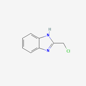 2-(Chloromethyl)benzimidazole chemical structure (CAS 4857-04-9)