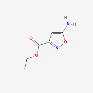 Ethyl 5-aminoisoxazole-3-carboxylate chemical structure (CAS 485807-08-7)