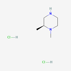 (S)-1,2-Dimethylpiperazine dihydrochloride chemical structure (CAS 485841-50-7)