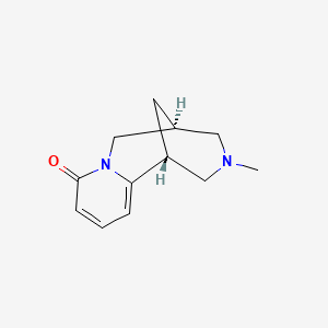 (1R,5S)-3-Methyl-3,4,5,6-tetrahydro-1H-1,5-methanopyrido[1,2-a][1,5]diazocin-8(2H)-one chemical structure (CAS 486-86-2)