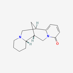 (7R,7aS,14R)-7,7a,8,9,10,11,13,14-Octahydro-7,14-methanodipyrido[1,2-a:1',2'-e][1,5]diazocin-4(6H)-one chemical structure (CAS 486-90-8)