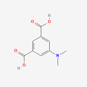5-(Dimethylamino)isophthalic acid chemical structure (CAS 4861-72-7)