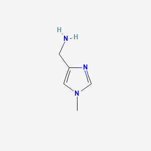 (1-Methyl-1H-imidazol-4-yl)methanamine chemical structure (CAS 486414-83-9)