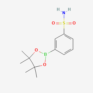 3-(4,4,5,5-Tetramethyl-1,3,2-dioxaborolan-2-yl)benzenesulfonamide chemical structure (CAS 486422-08-6)