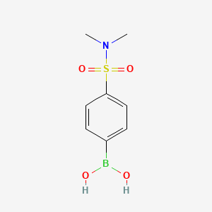 4-(N,N-Dimethylsulfamoyl)phenylboronic acid chemical structure (CAS 486422-59-7)