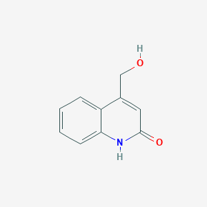 4-(Hydroxymethyl)quinolin-2(1H)-one chemical structure (CAS 4876-16-8)