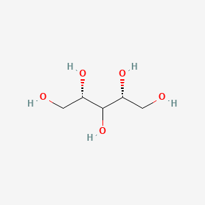 (2R,3s,4S)-Pentane-1,2,3,4,5-pentaol chemical structure (CAS 488-81-3)