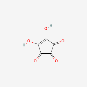 4,5-Dihydroxycyclopent-4-ene-1,2,3-trione chemical structure (CAS 488-86-8)