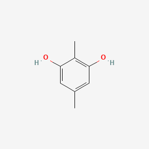 2,5-Dimethylbenzene-1,3-diol chemical structure (CAS 488-87-9)