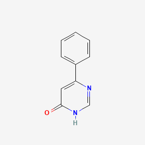 6-Phenylpyrimidin-4(1H)-one chemical structure (CAS 4891-69-4)