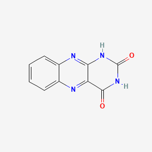 Benzo[g]pteridine-2,4(1H,3H)-dione chemical structure (CAS 490-59-5)