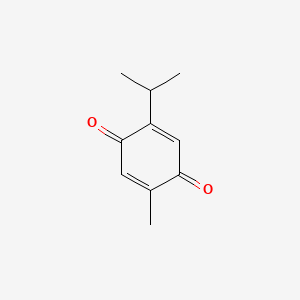 2-Isopropyl-5-methylcyclohexa-2,5-diene-1,4-dione chemical structure (CAS 490-91-5)