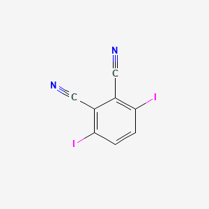 3,6-Diiodophthalonitrile chemical structure (CAS 490039-71-9)