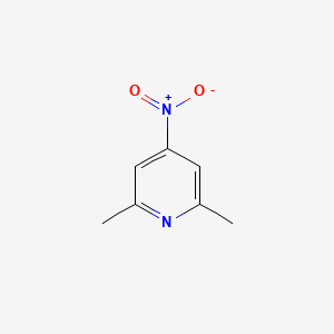 2,6-Dimethyl-4-nitropyridine chemical structure (CAS 4913-57-9)