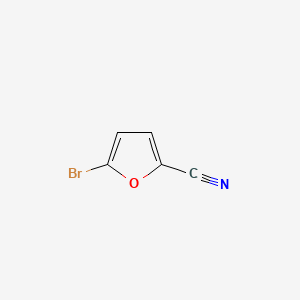 5-Bromofuran-2-carbonitrile chemical structure (CAS 4915-06-4)