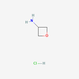 Oxetan-3-amine hydrochloride chemical structure (CAS 491588-41-1)