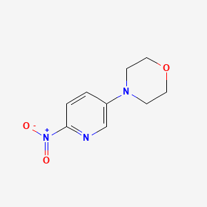 4-(6-Nitropyridin-3-yl)morpholine chemical structure (CAS 491855-89-1)