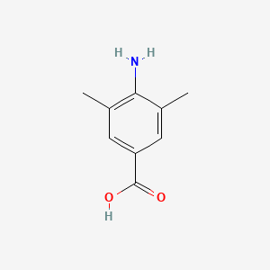 4-Amino-3,5-dimethylbenzoic acid chemical structure (CAS 4919-40-8)