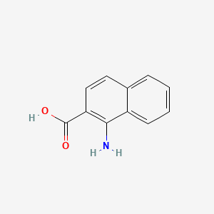 1-Amino-2-naphthoic acid chemical structure (CAS 4919-43-1)