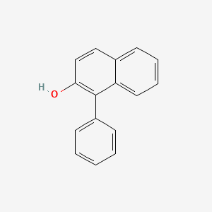 1-Phenylnaphthalen-2-ol chemical structure (CAS 4919-96-4)