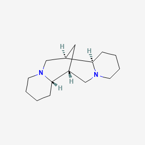 (7R,7aR,14R,14aS)-Dodecahydro-2H,6H-7,14-methanodipyrido[1,2-a:1',2'-e][1,5]diazocine chemical structure (CAS 492-08-0)